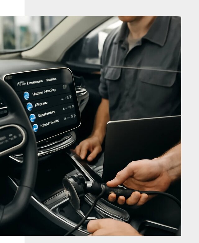 Установка приложений Geely для мультимедиа автомобиля в Лысьве